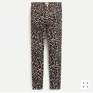 J. Crew Leopard 10” Highest Rise Toothpick Jeans
